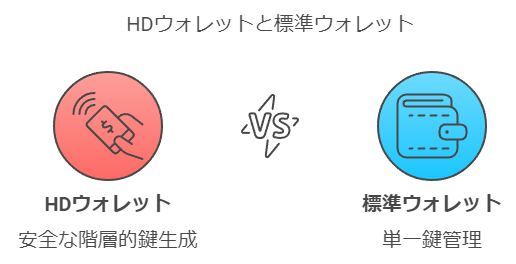 HDウォレットと標準ウォレット