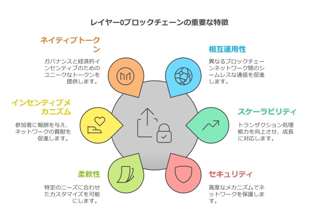 レイヤー0ブロックチェーンの重要な特徴