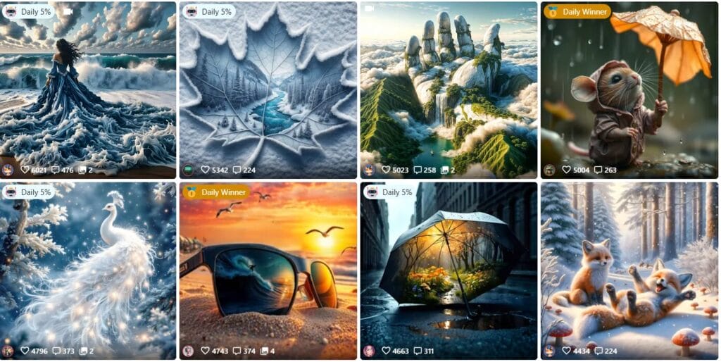 NightCafe 画像生成AI