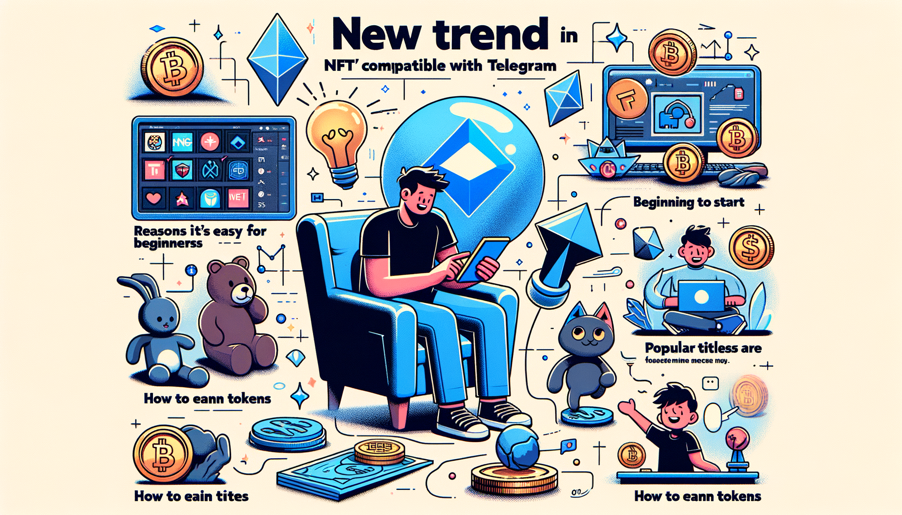 NFTゲームの新潮流「Telegram対応GameFi」を徹底解説。初心者でも始めやすい理由や注目の人気タイトル、トークンの稼ぎ方と投資リスクをわかりやすく紹介します。