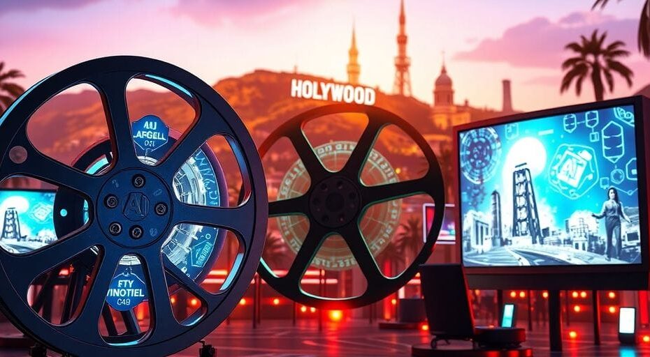 AIと映画を融合させたハリウッドの風景