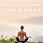 自然の中で心を落ち着ける人のイメージ