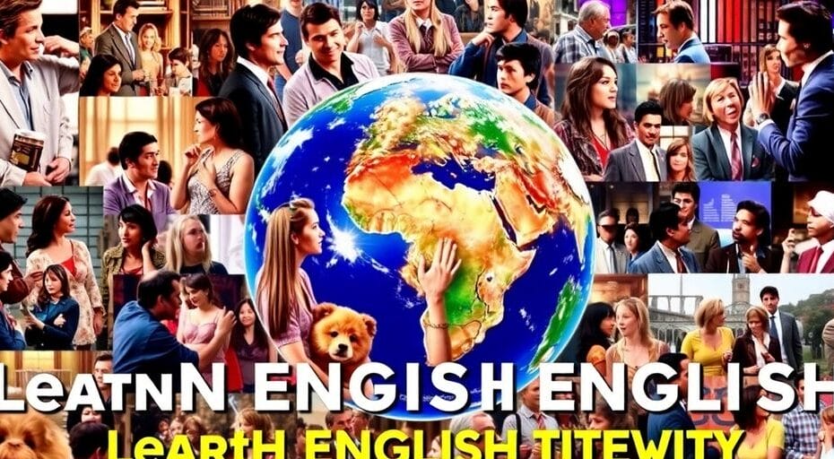 海外ドラマと映画のシーンのコラージュ