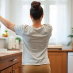 日常生活で運動する人のイラスト