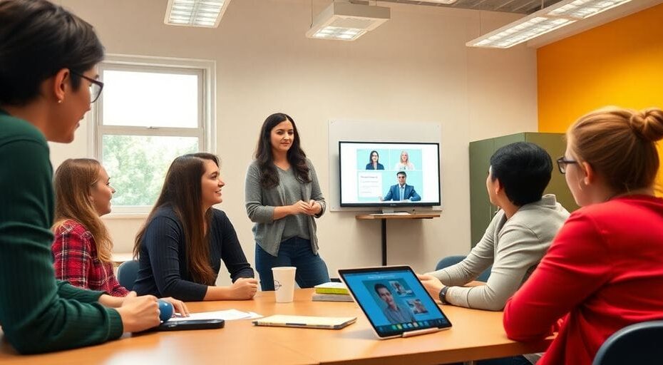 英会話スクールで学ぶ多様な生徒たち