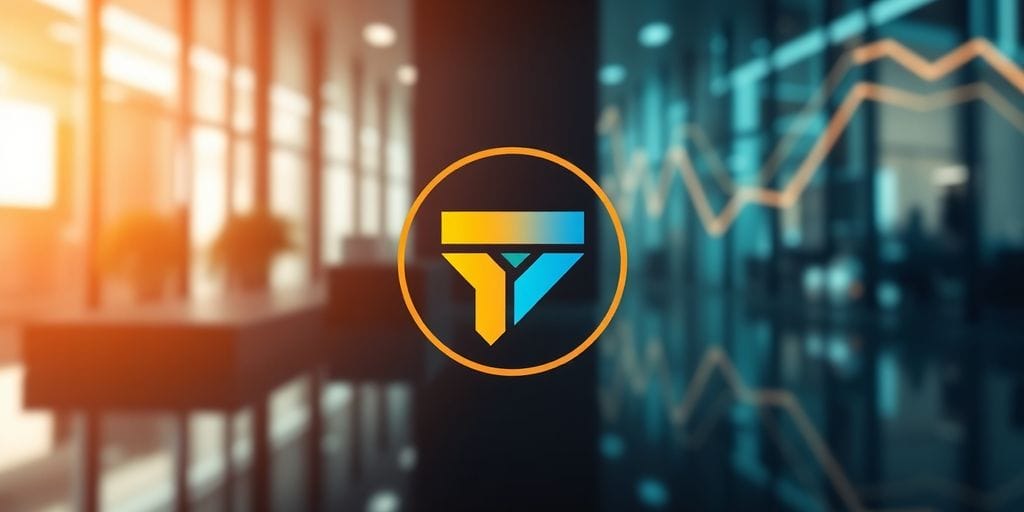 ファントム(FTM)のロゴとデジタル背景の写真