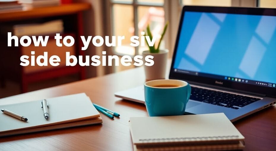 副業を始めるための明るい作業スペース