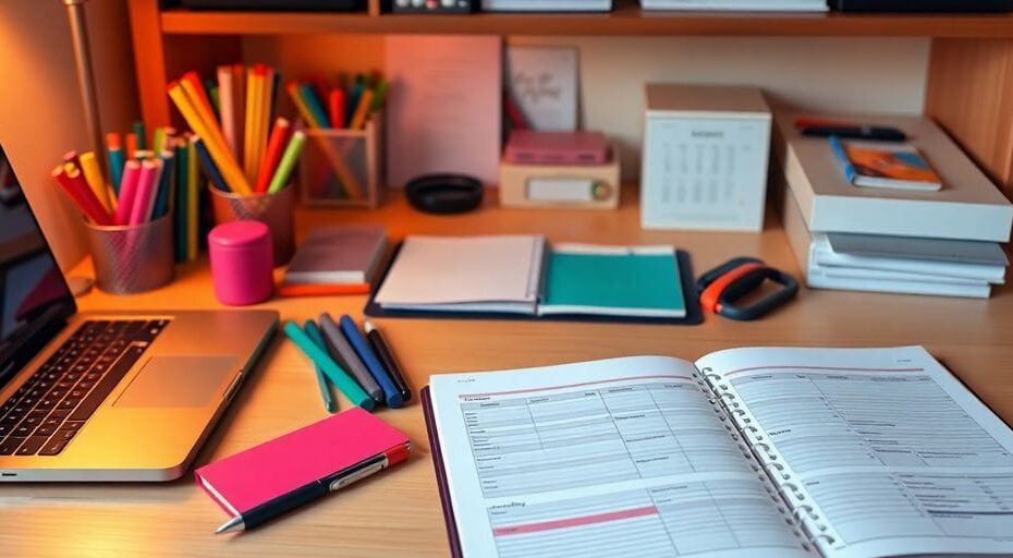 整然とした家計管理のためのデスク環境