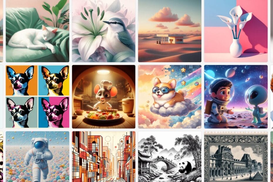 a collage of images of animals and birds