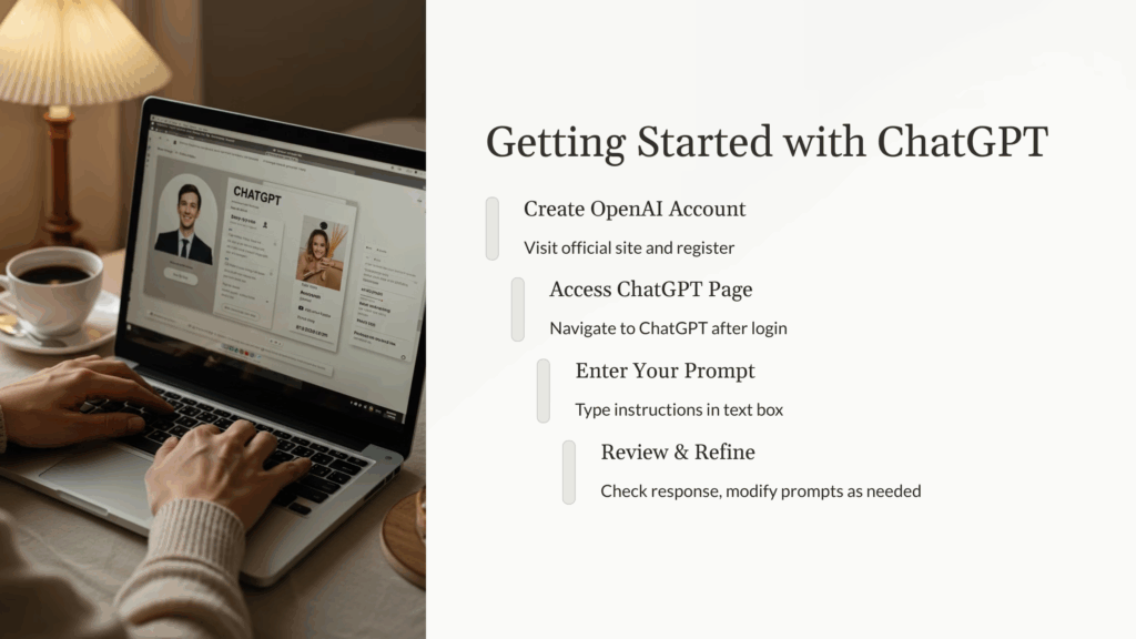 a person using a laptop
