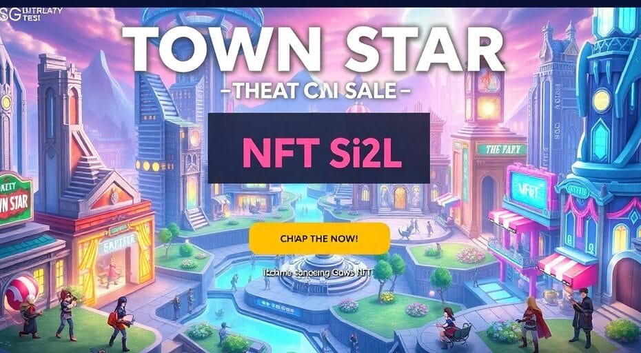 Gala Games Town Star NFTセールの魅力的なビジュアル