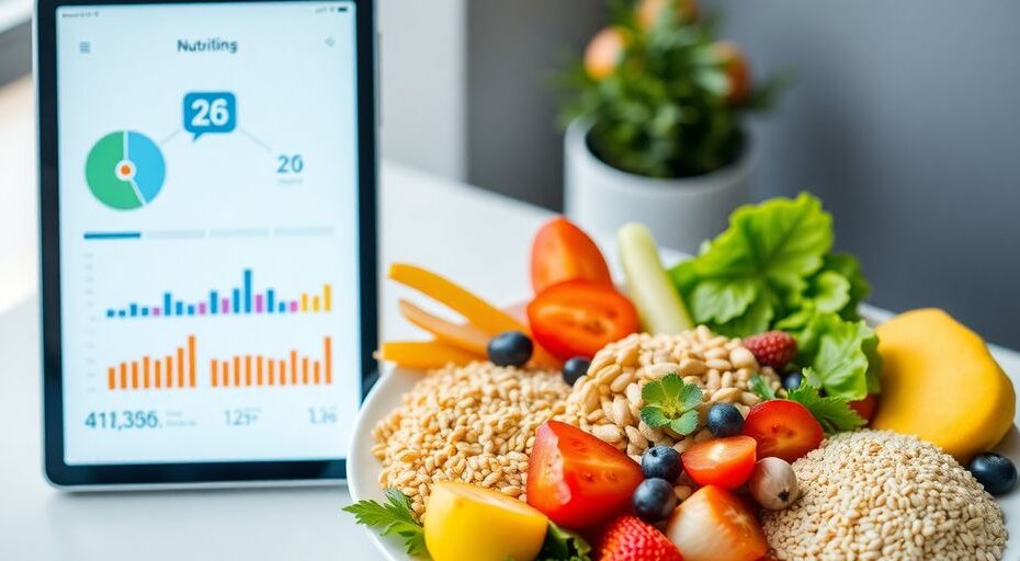 AIによる食事管理の未来を映した画像