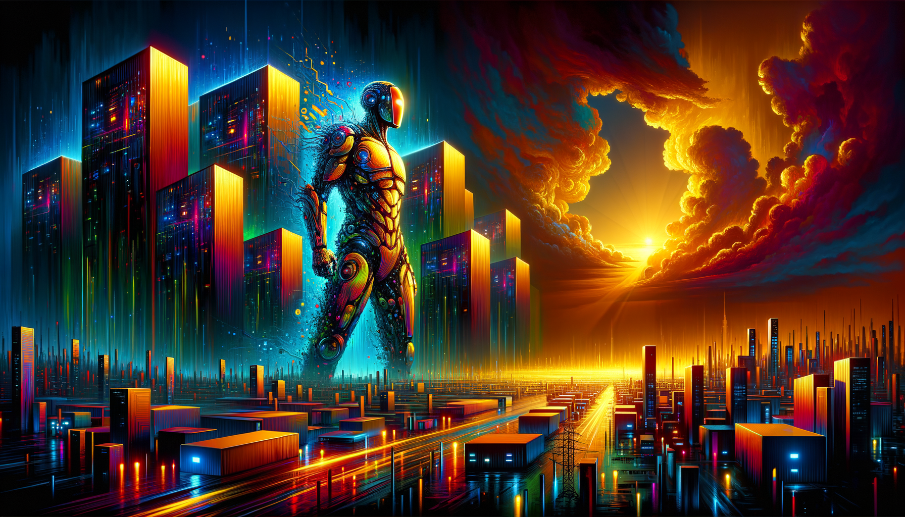 Eye-catching visual of API security, application security, DevSecOps
and AI technology vibes