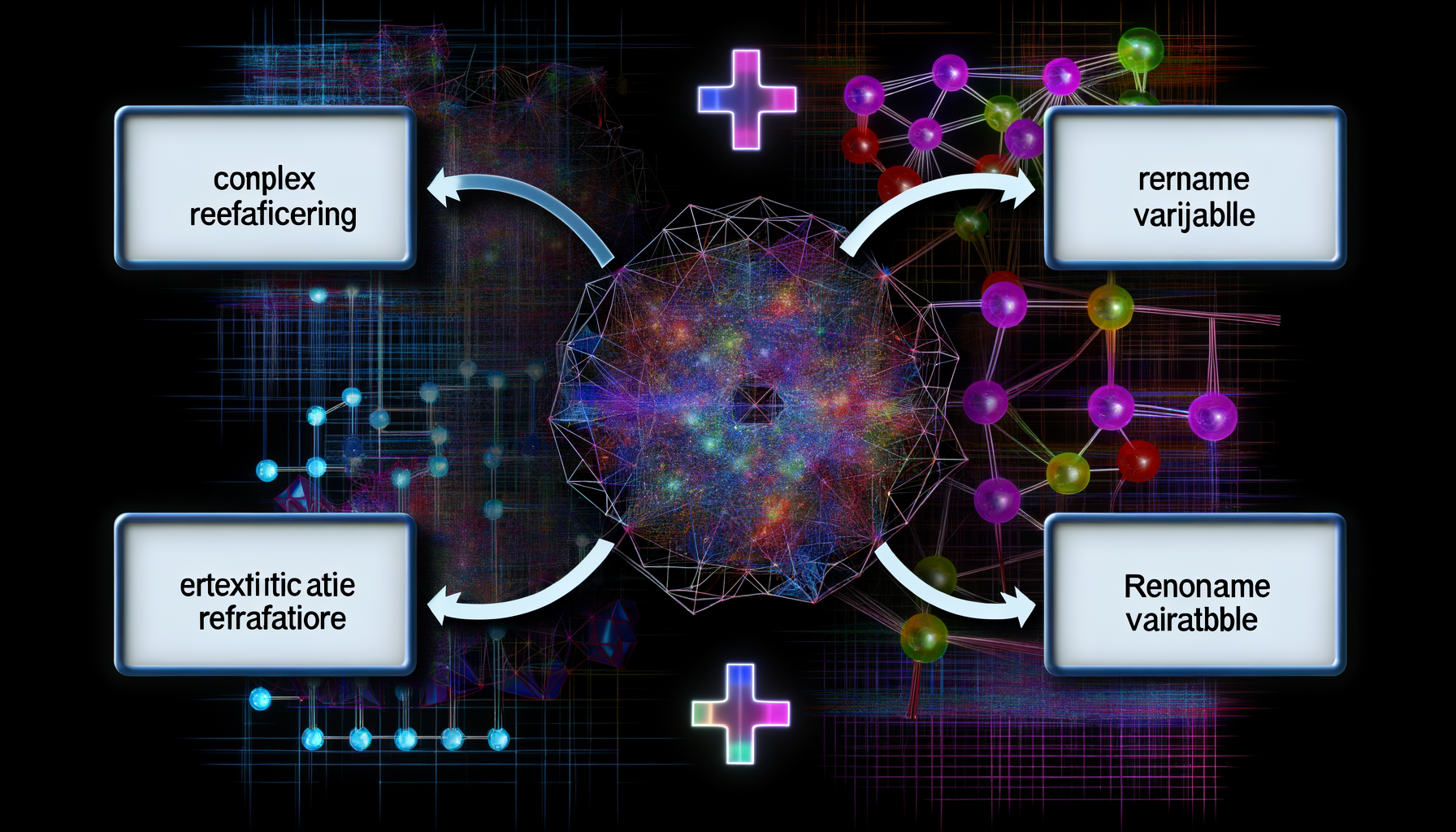 refactoring, Extract Method, Rename Variable
AI technology illustration
