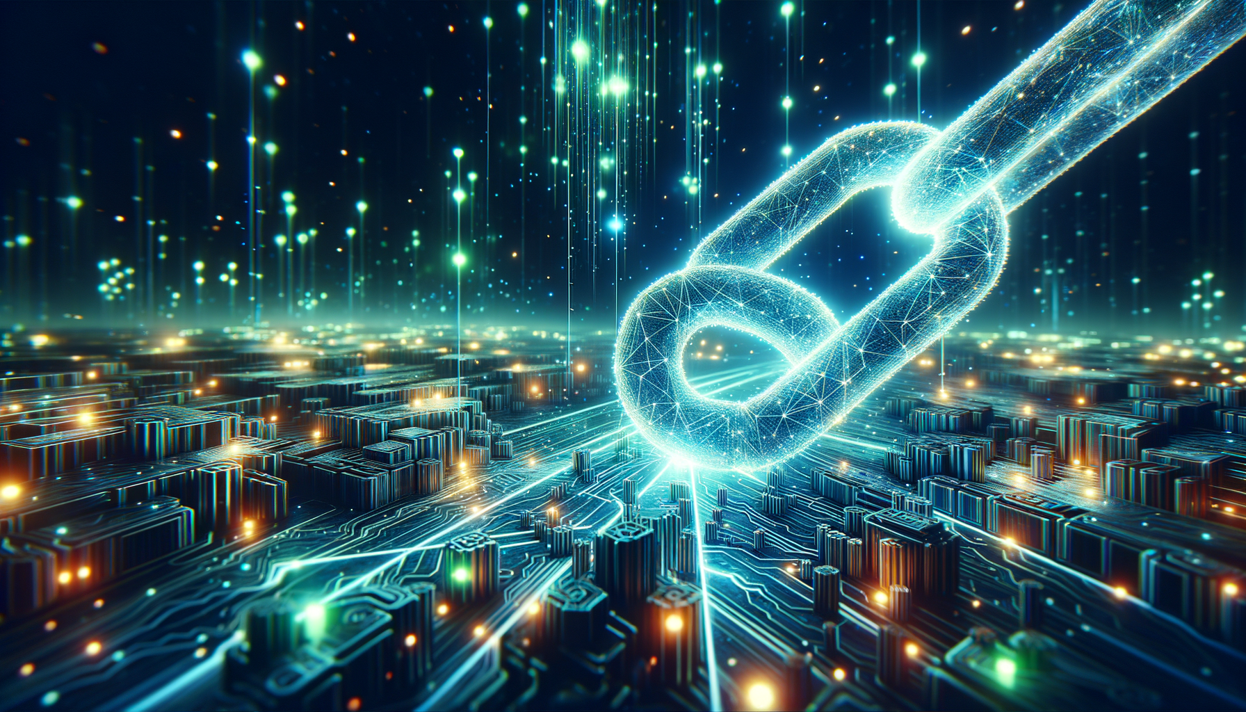 Eye-catching visual of Chainlink LINK and cryptocurrency vibes