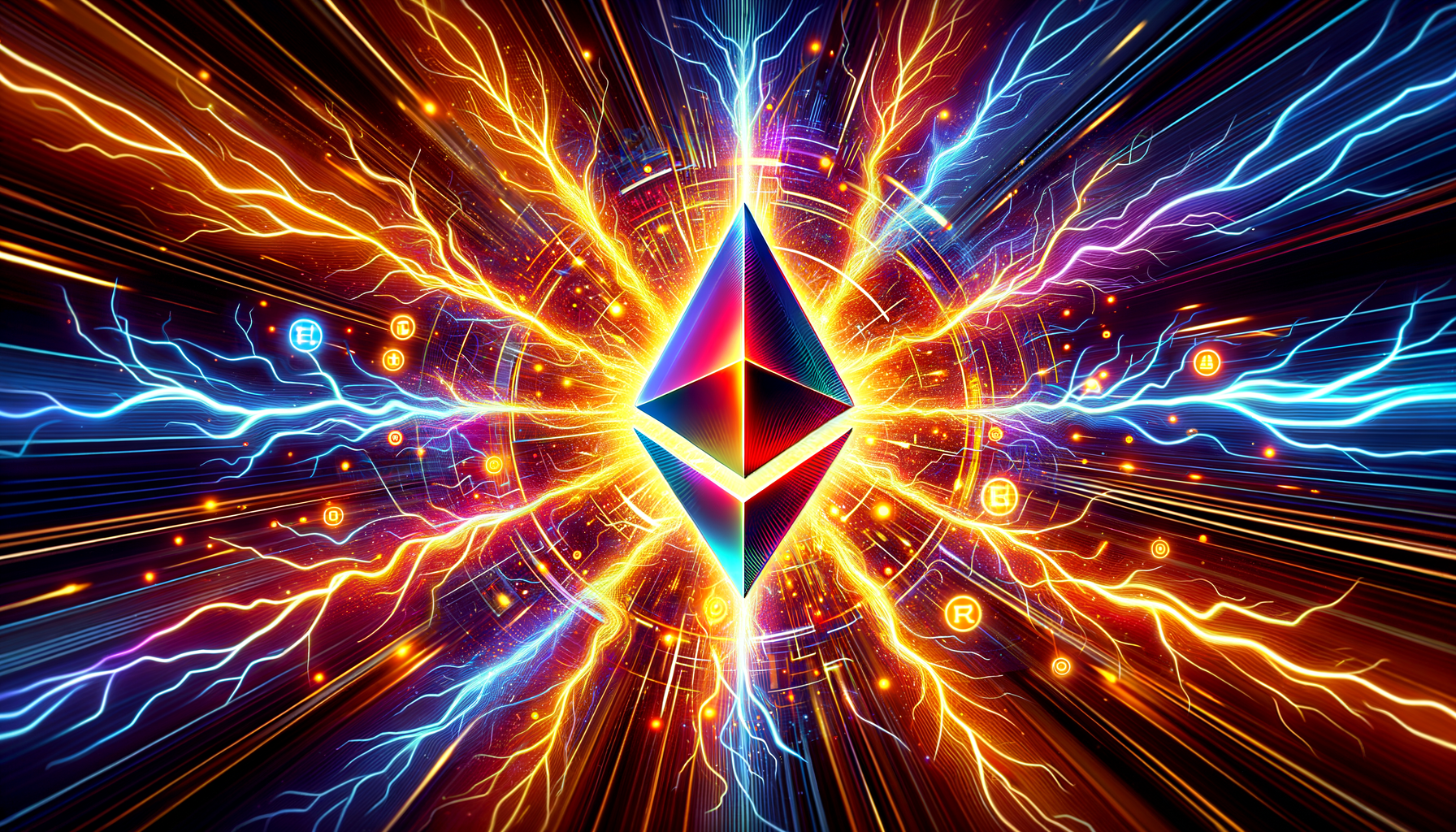 Eye-catching visual of Ethereum ETH and cryptocurrency vibes