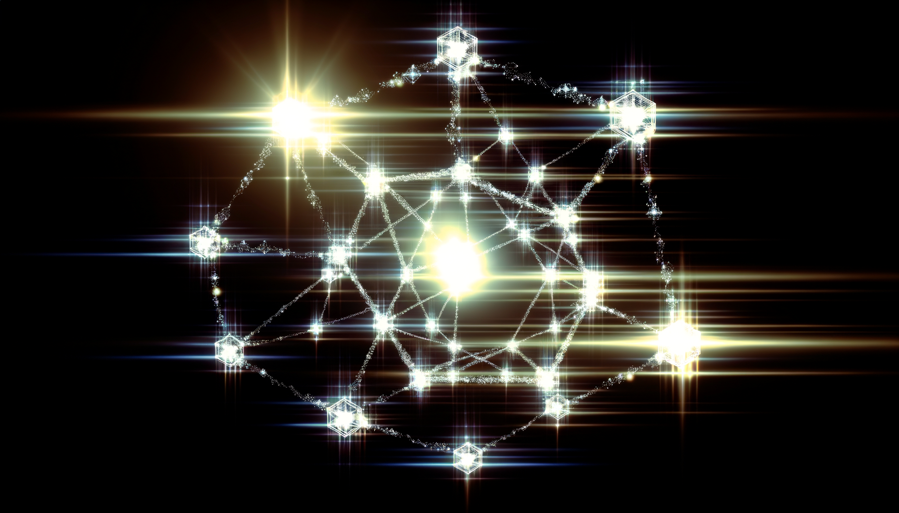 Hedera HBAR technology and blockchain network illustration