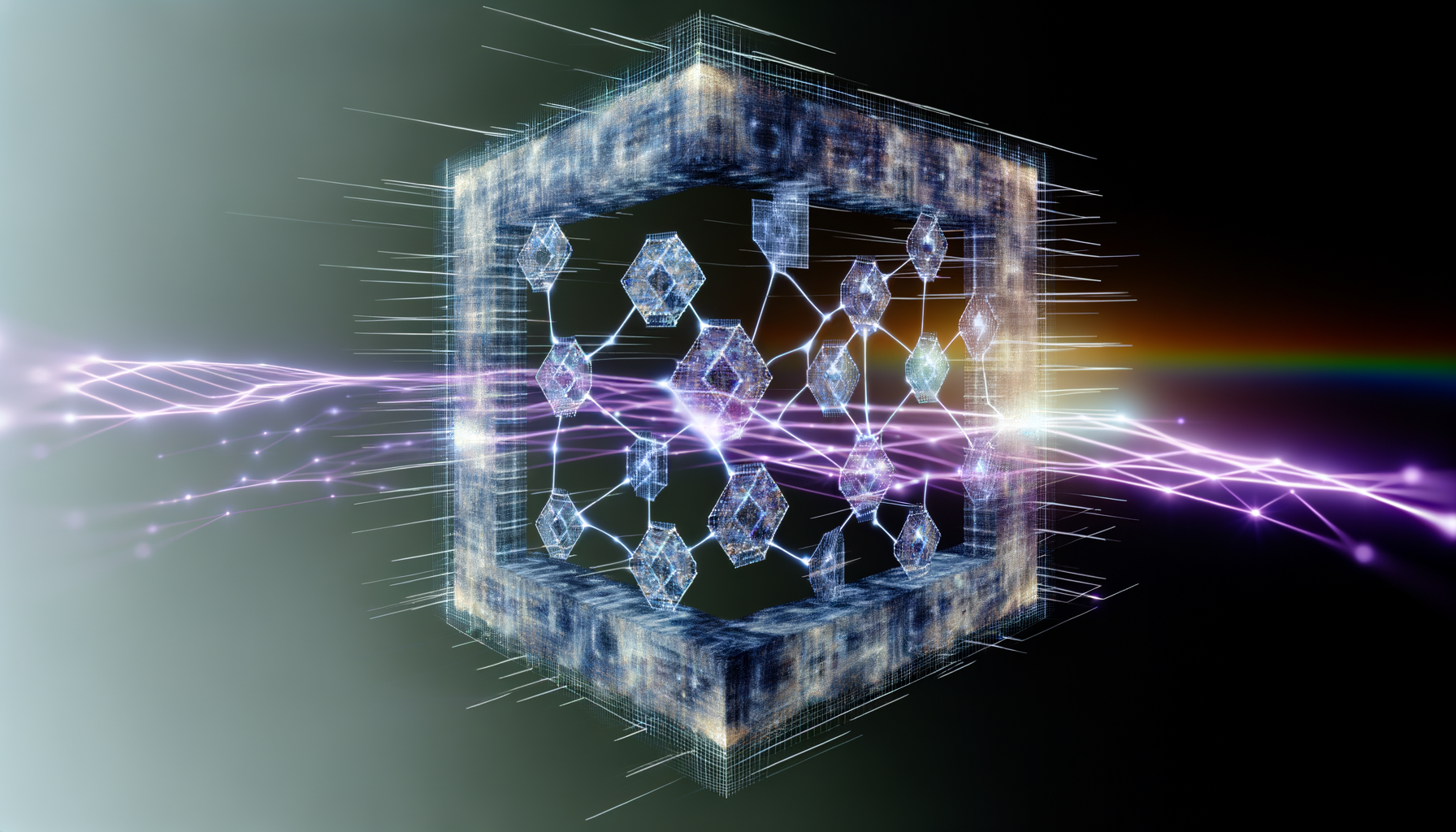 Lido Staked Ether STETH technology and blockchain network illustration