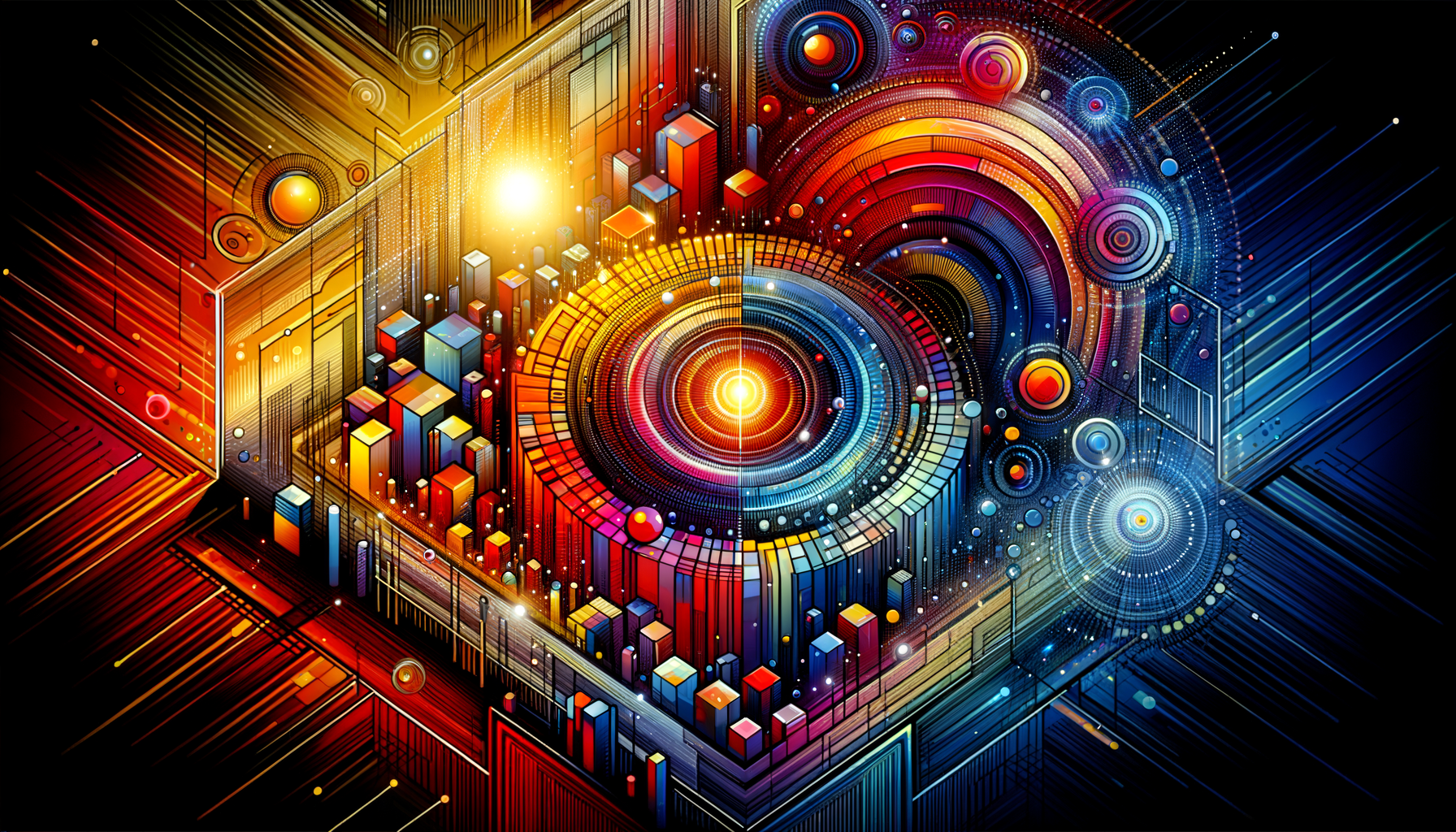 Eye-catching visual of Metaverse Standards Forum, interoperability standards, spatial web
 and  Metaverse vibes