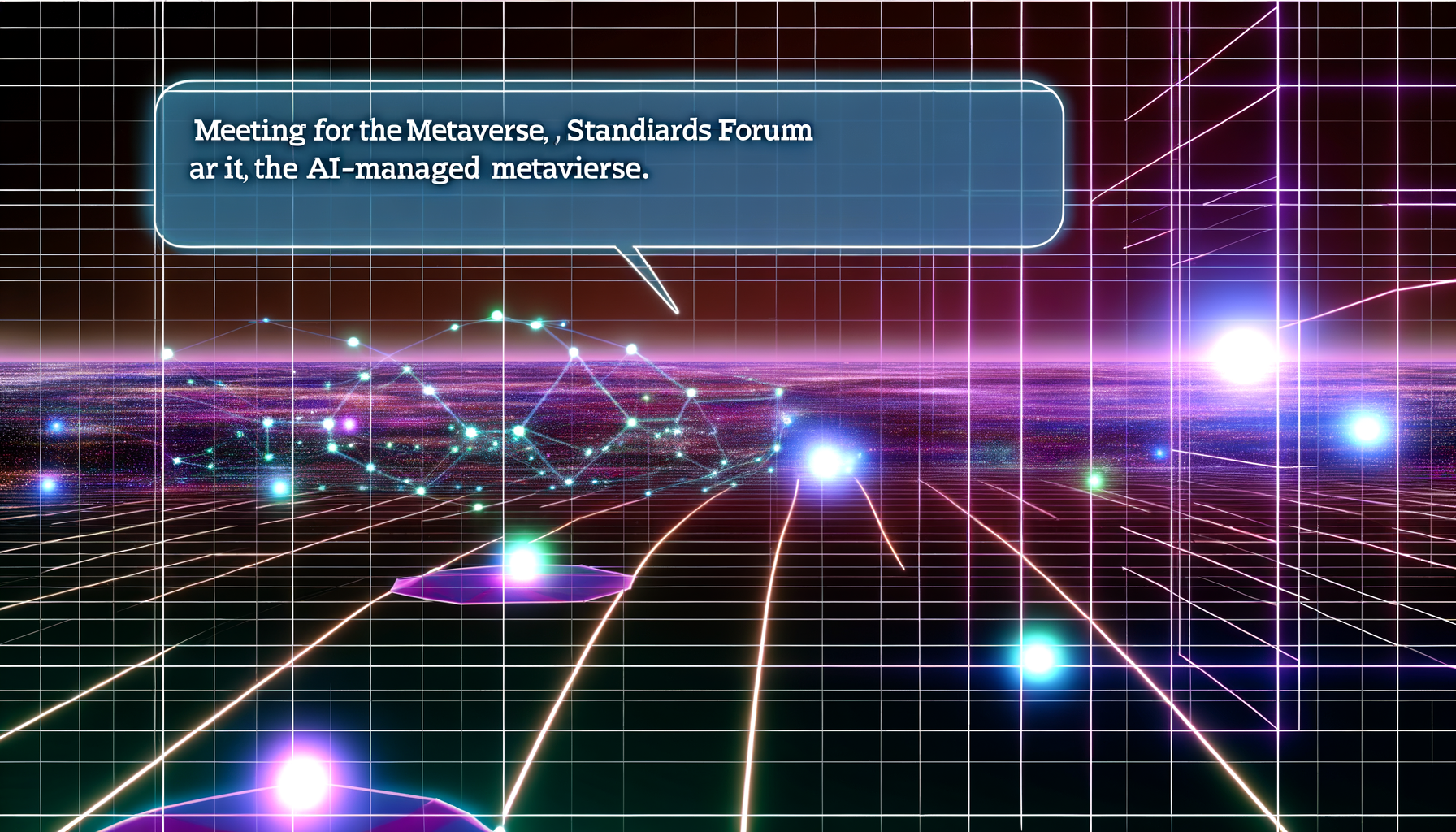 Metaverse Standards Forum, interoperability standards, spatial web
 Metaverse illustration