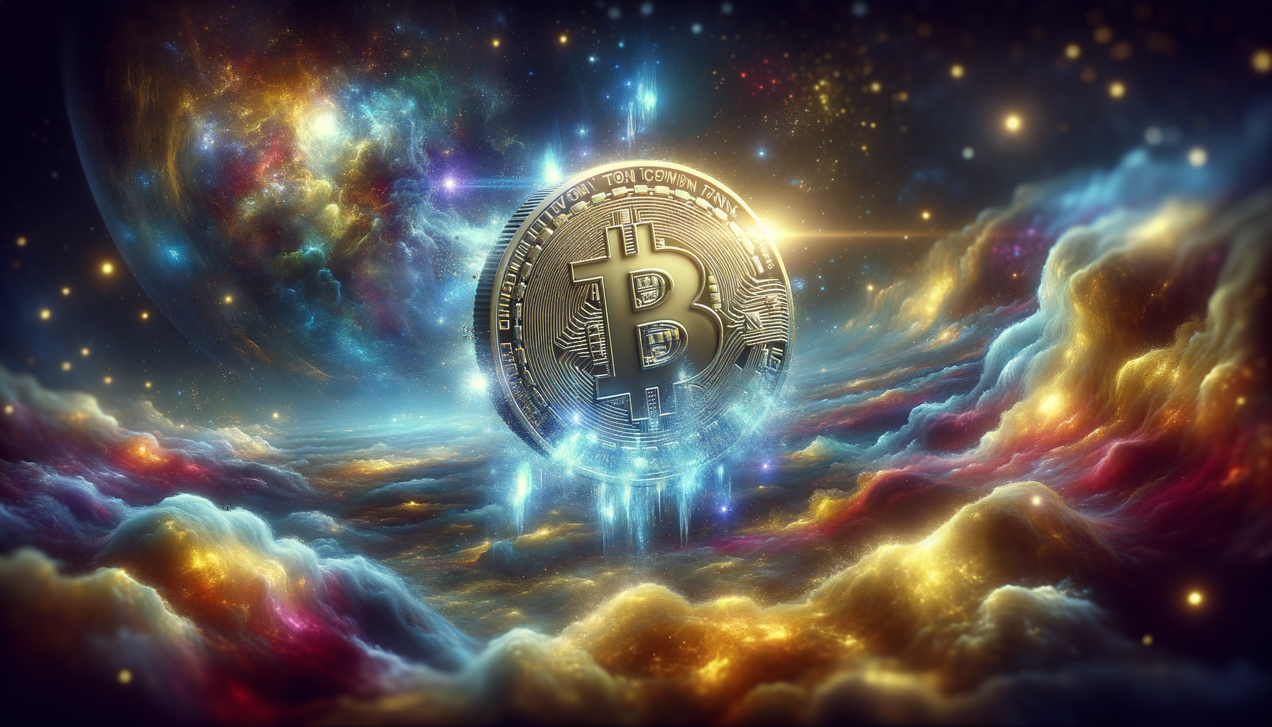 Eye-catching visual of Toncoin TON and cryptocurrency vibes