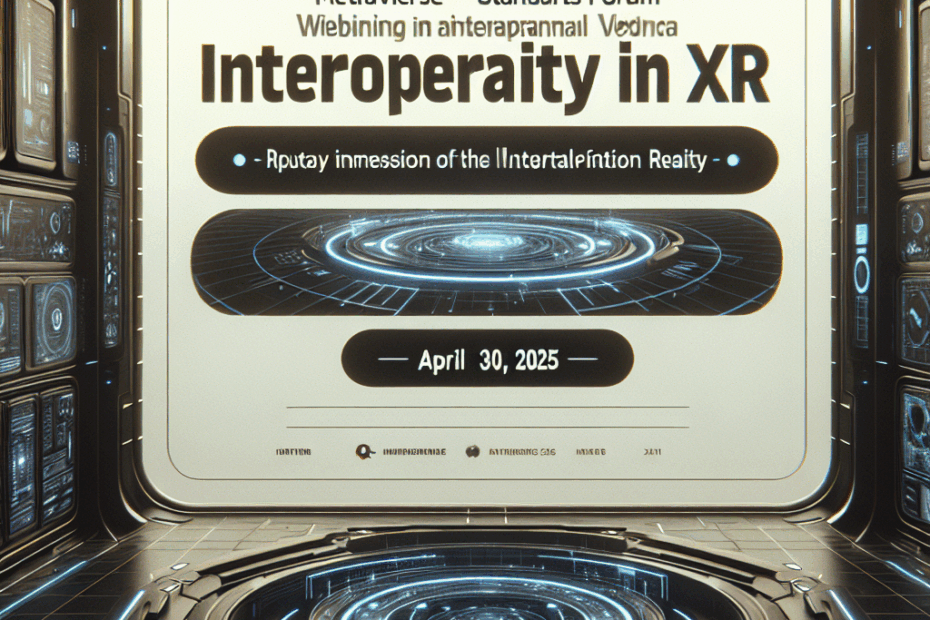 XR Interoperability: Unlocking the Metaverse's Future
