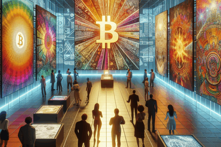 ビットコインアート革命：BTC価格のアート作品の世界へ