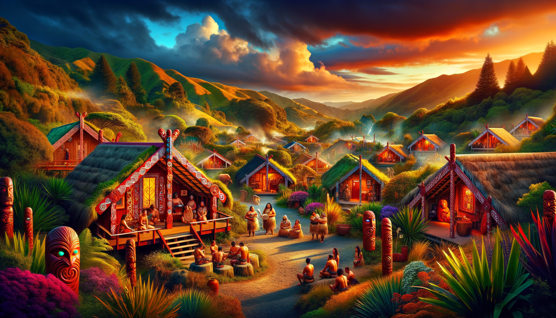 Eye-catching visual of New Zealand, luxury travel, culture and lifestyle vibes