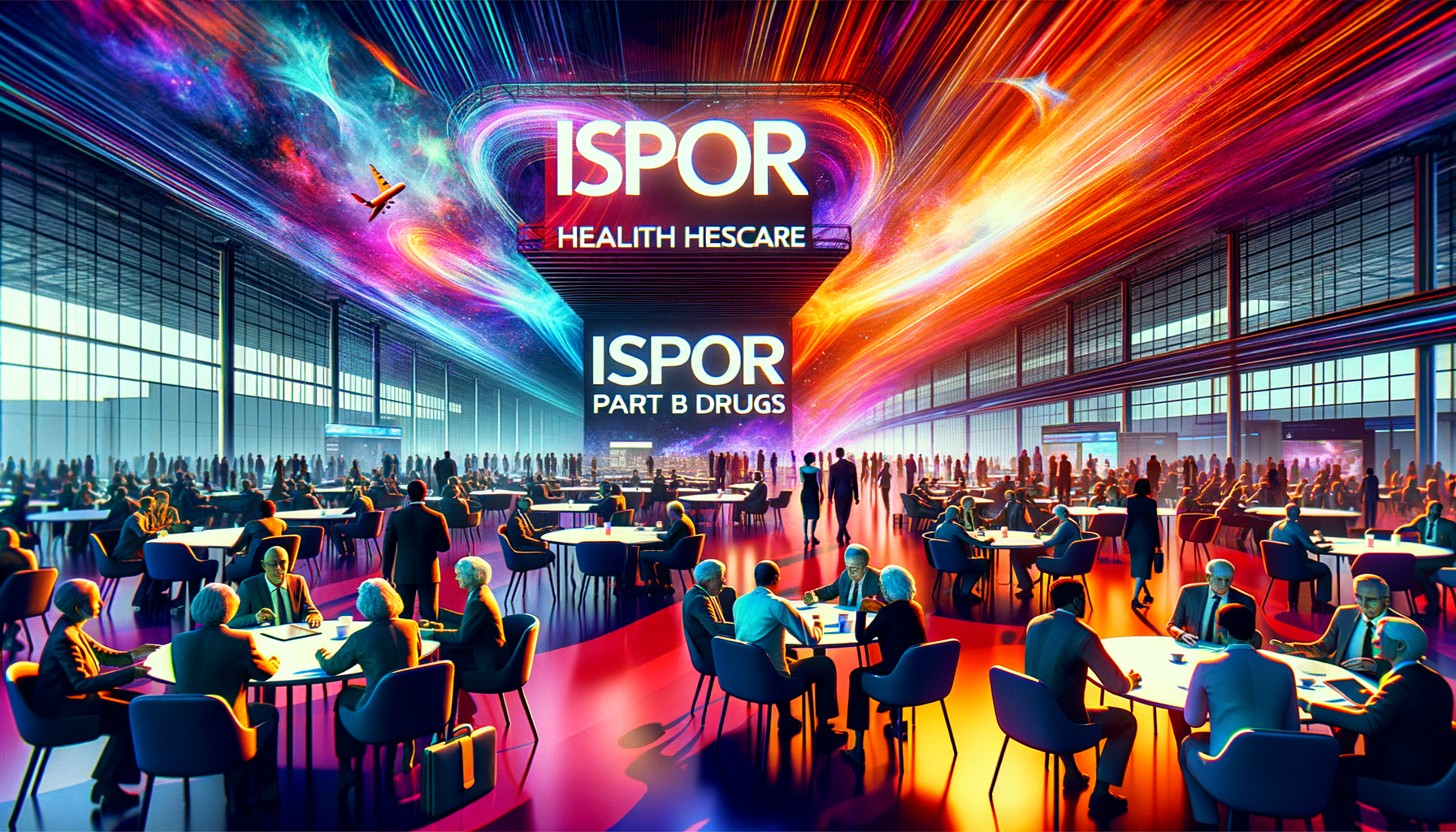 Eye-catching visual of ISPOR 2025, Medicare, Part B Drugs and lifestyle vibes