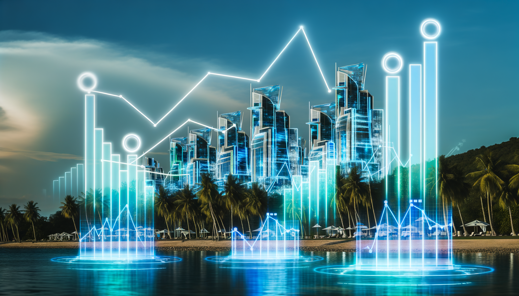 Future potential of Koh Samui Resort, Thailand, luxury travel blog represented visually