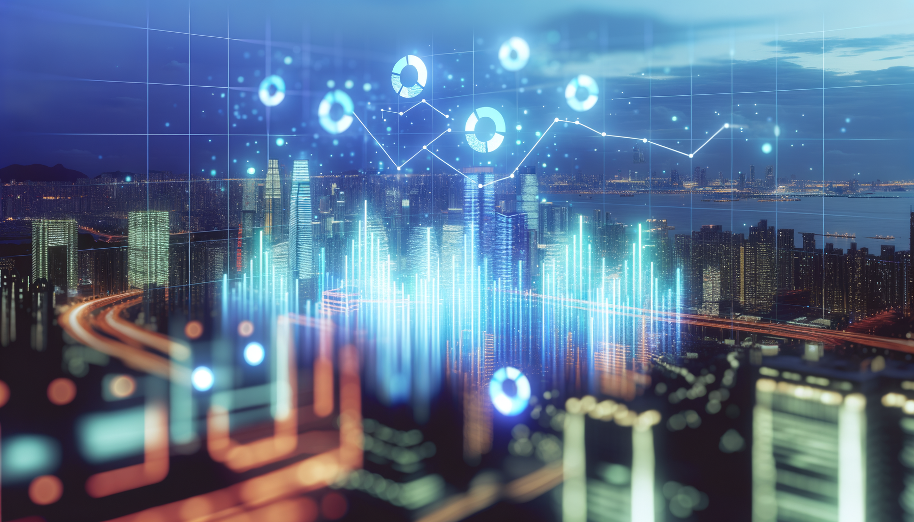 Future potential of millionaire, wealth, finance
represented visually