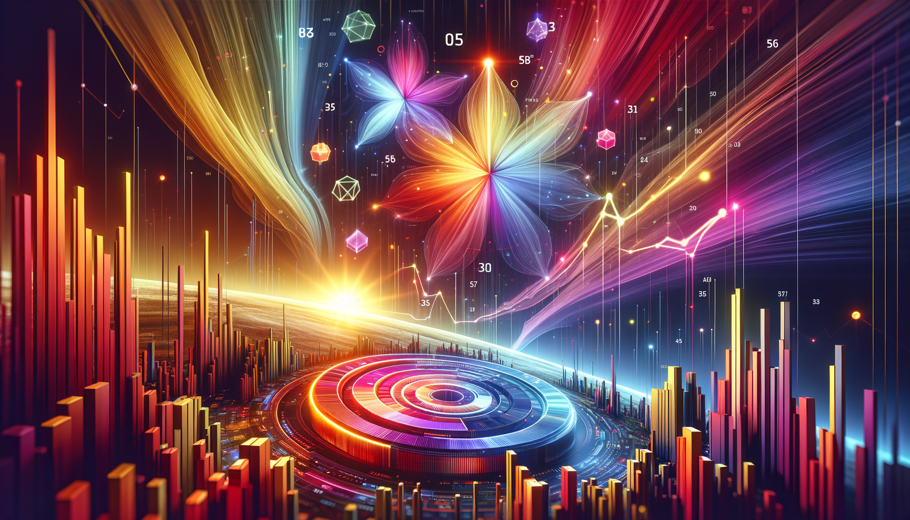 Eye-catching visual of Apache Pinot, real-time analytics, star-tree index
and AI technology vibes