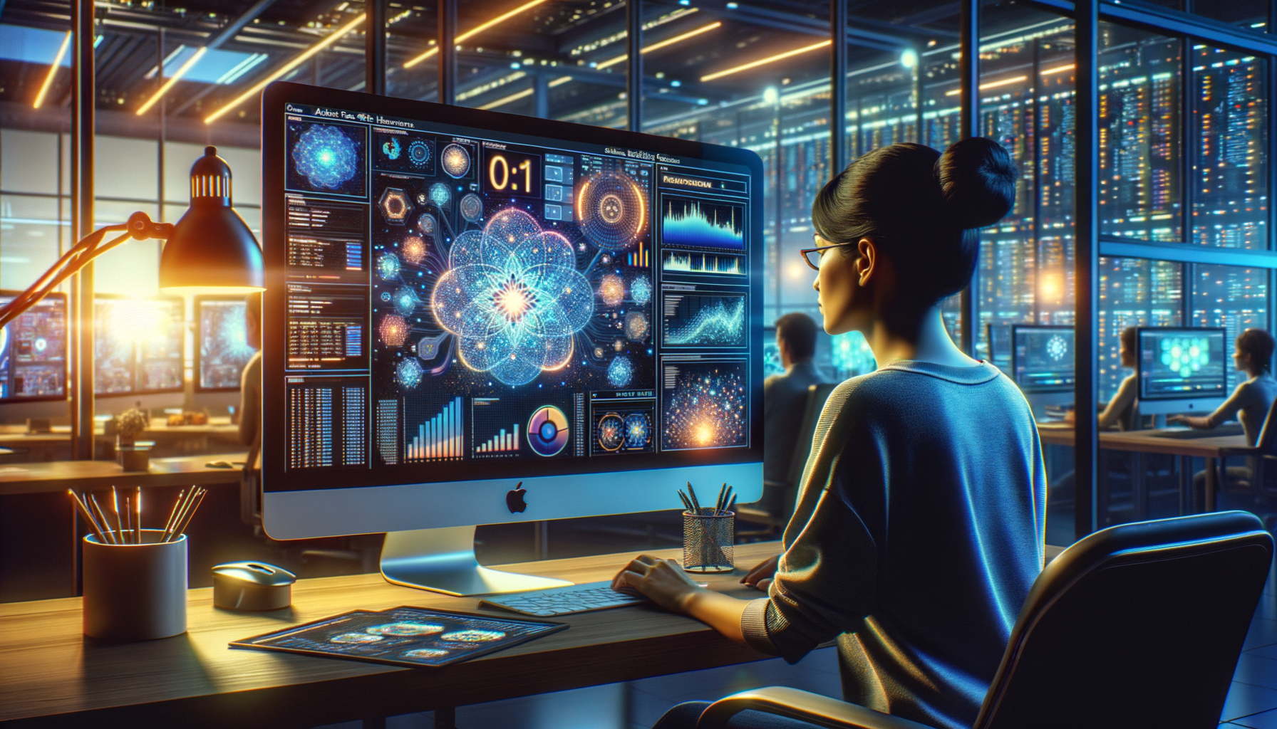 Eye-catching visual of Azure SRE Agent, site reliability engineering, generative AI and AI technology vibes