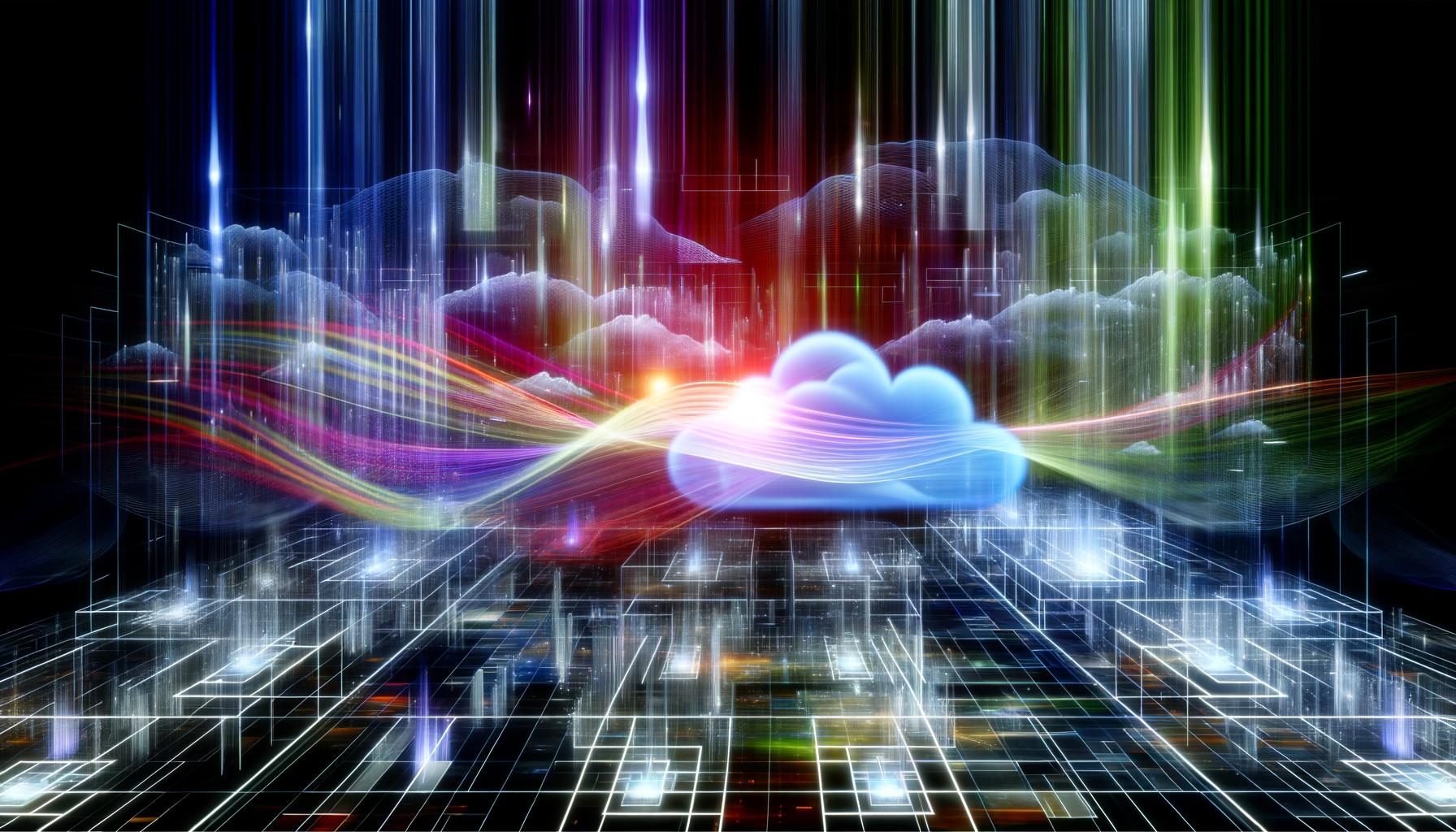 cloud computing, cloud costs, finops AI technology illustration