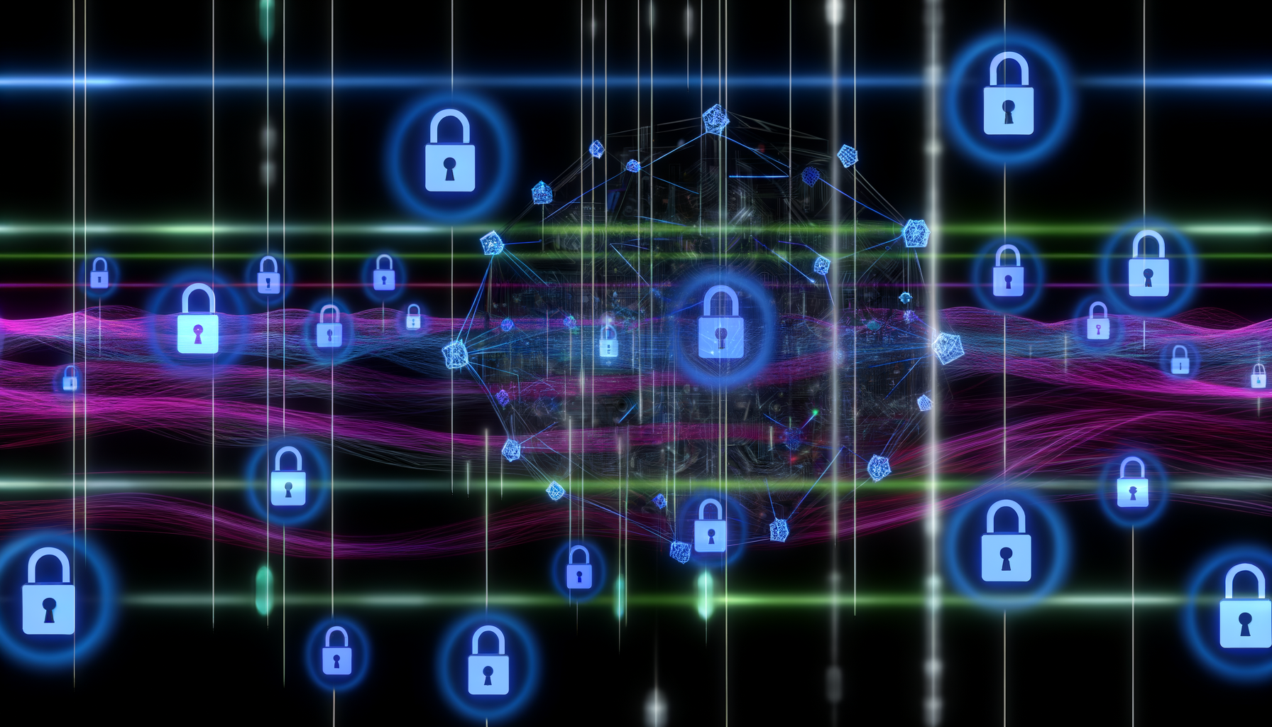 Slack API, Large Language Models, data privacy AI technology illustration