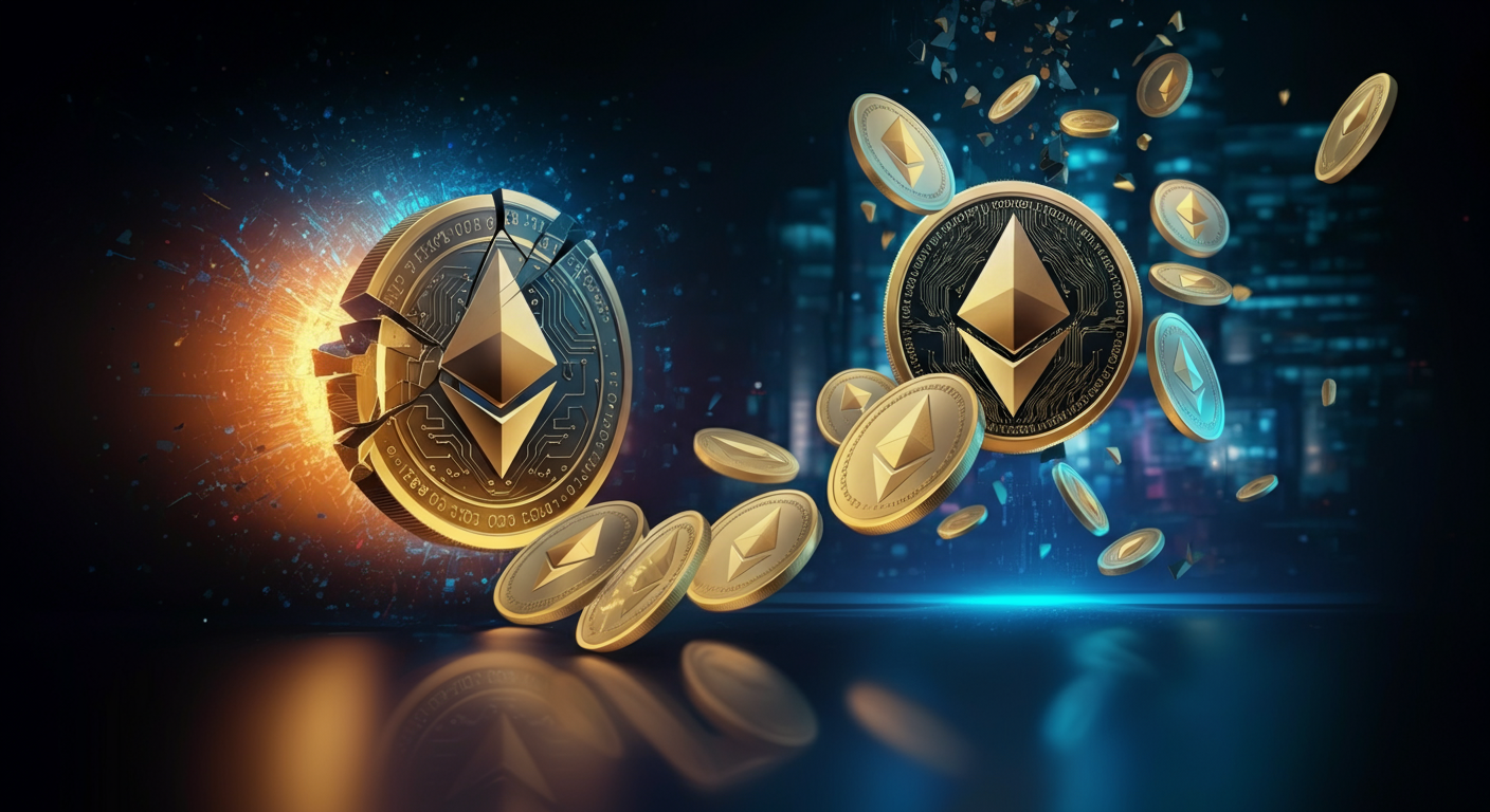 Eye-catching visual of Ethereum Classic ETC and cryptocurrency vibes