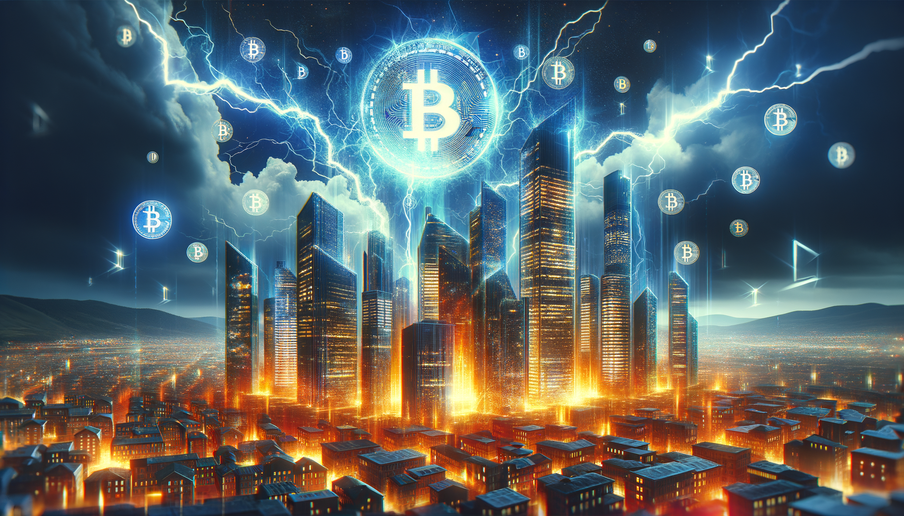 Eye-catching visual of Internet Computer ICP and cryptocurrency vibes