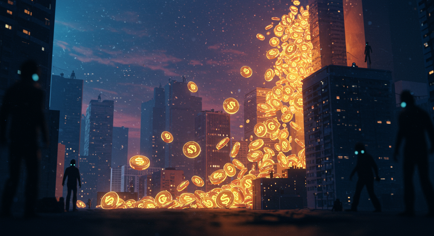 Eye-catching visual of tokenized cashback, systemic risks, KAST
and Metaverse vibes