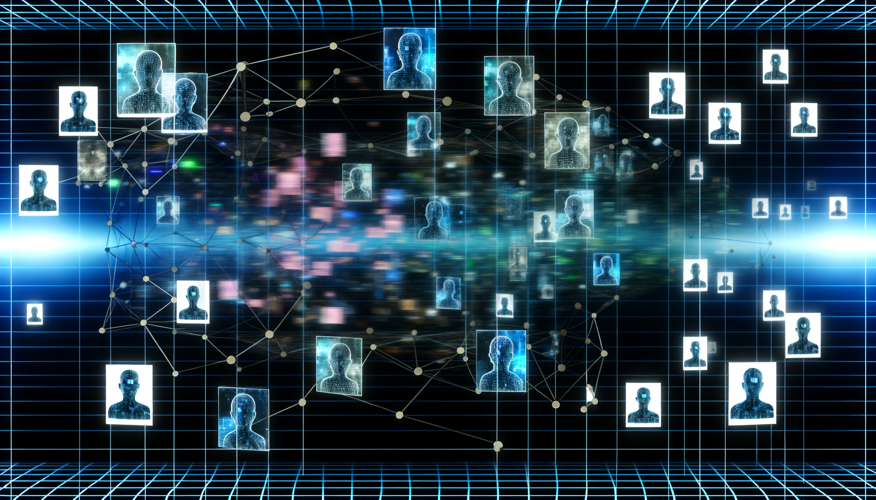 Metaverse, avatars, interoperability Metaverse illustration