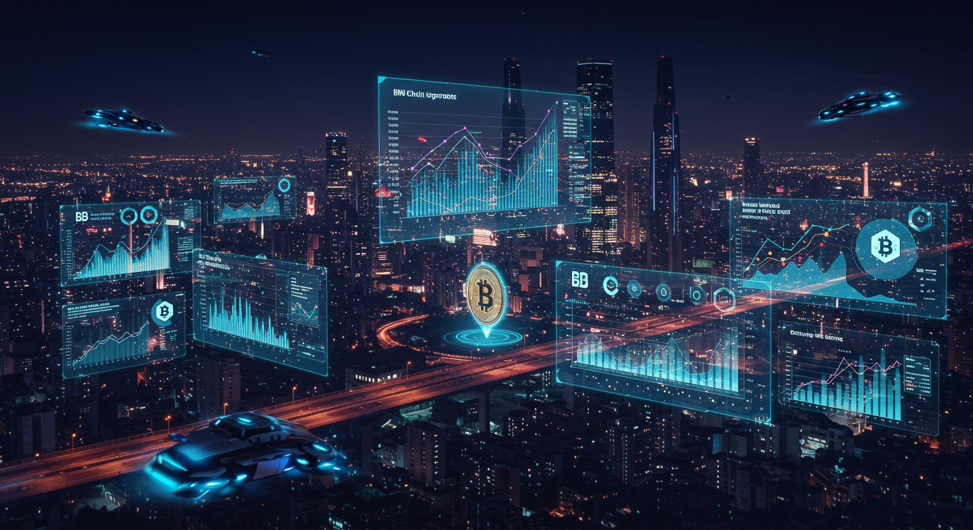 Future potential of BNB Chain, Maxwell upgrade, block times
represented visually