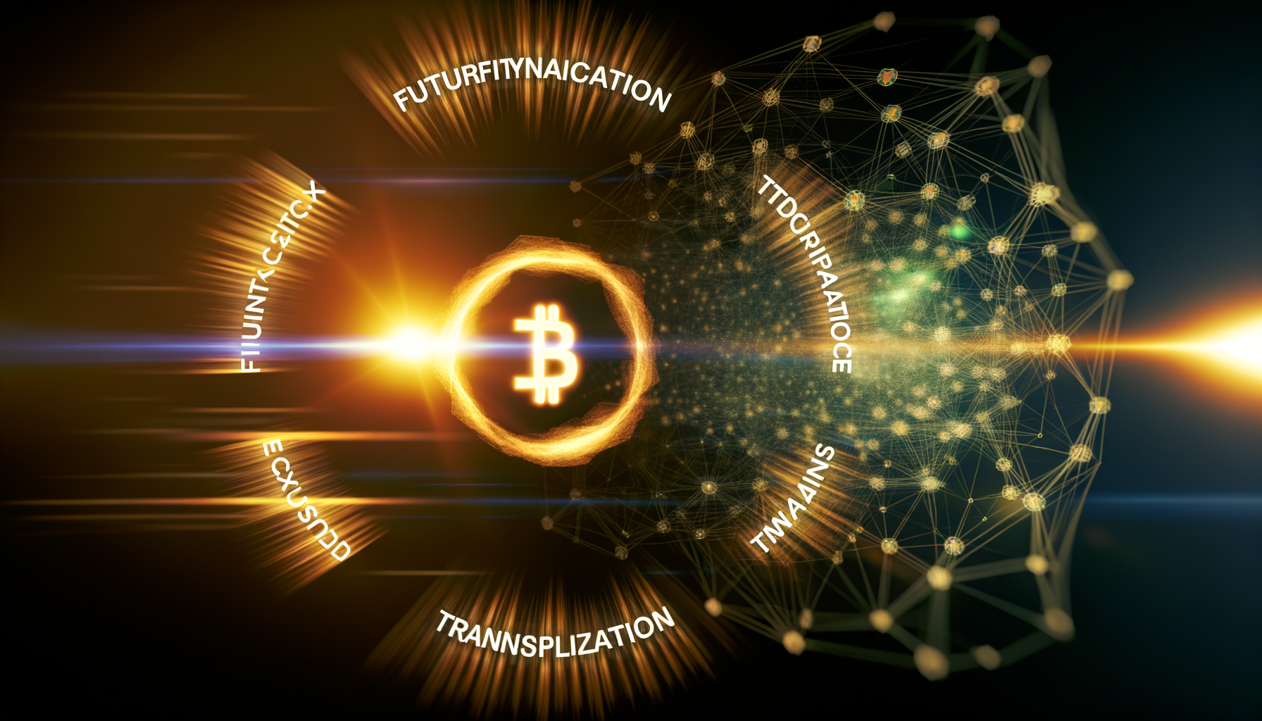 NEAR Protocol NEAR technology and blockchain network illustration