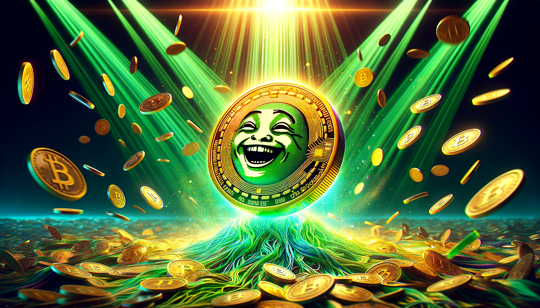 Eye-catching visual of Pepe PEPE and cryptocurrency vibes