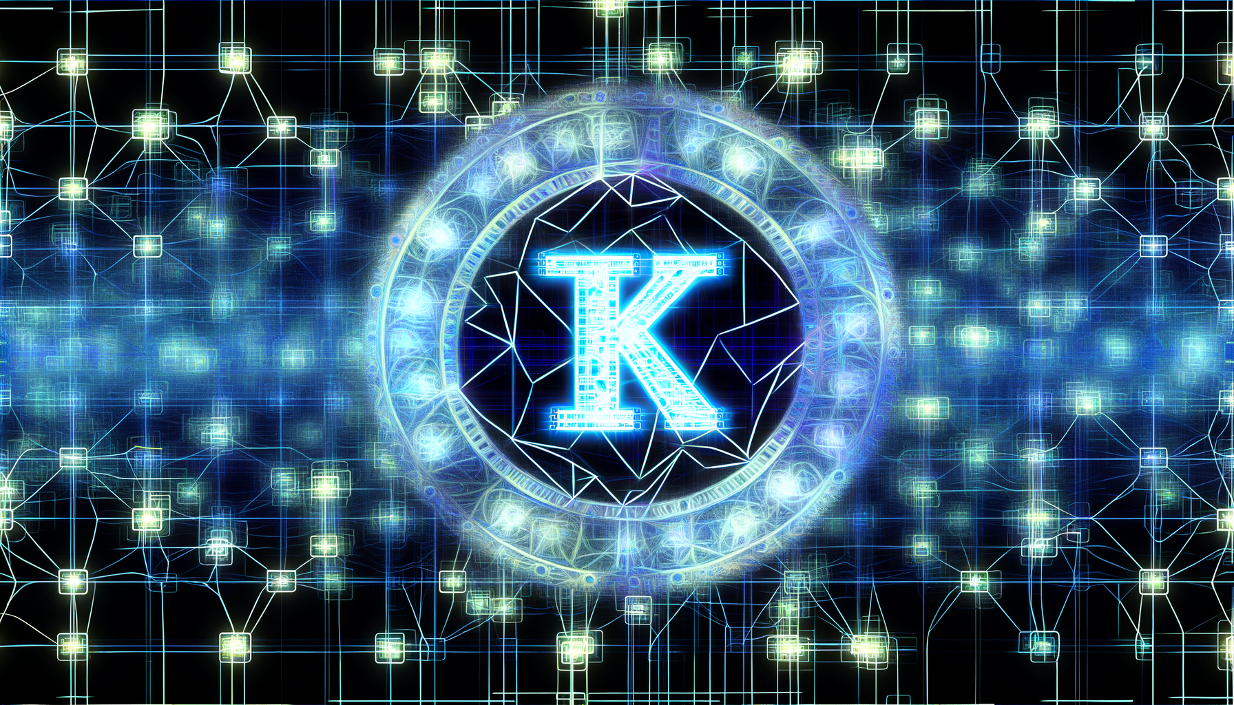 Tokenize Xchange TKX technology and blockchain network illustration