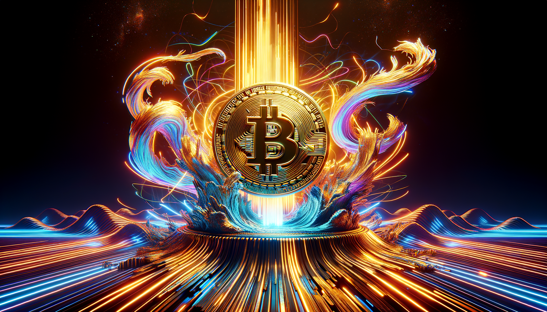 Eye-catching visual of Uniswap UNI and cryptocurrency vibes