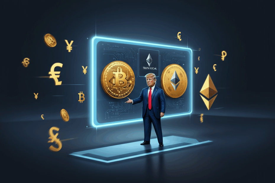 トランプメディア、ビットコインとイーサリアムETFをローンチへ！