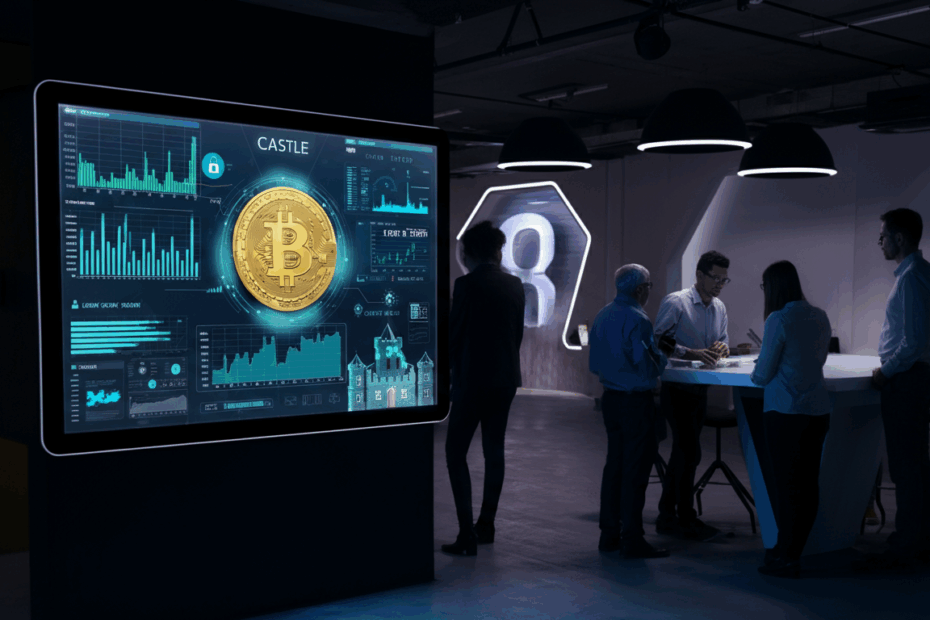 SMBを変革！Castleが100万ドル調達、ビットコイン財務を自動化