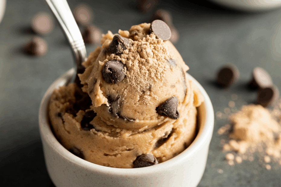 Protein Cookie Dough Revolution: 40+ Grams of Protein in a Low-Sugar Delight!
