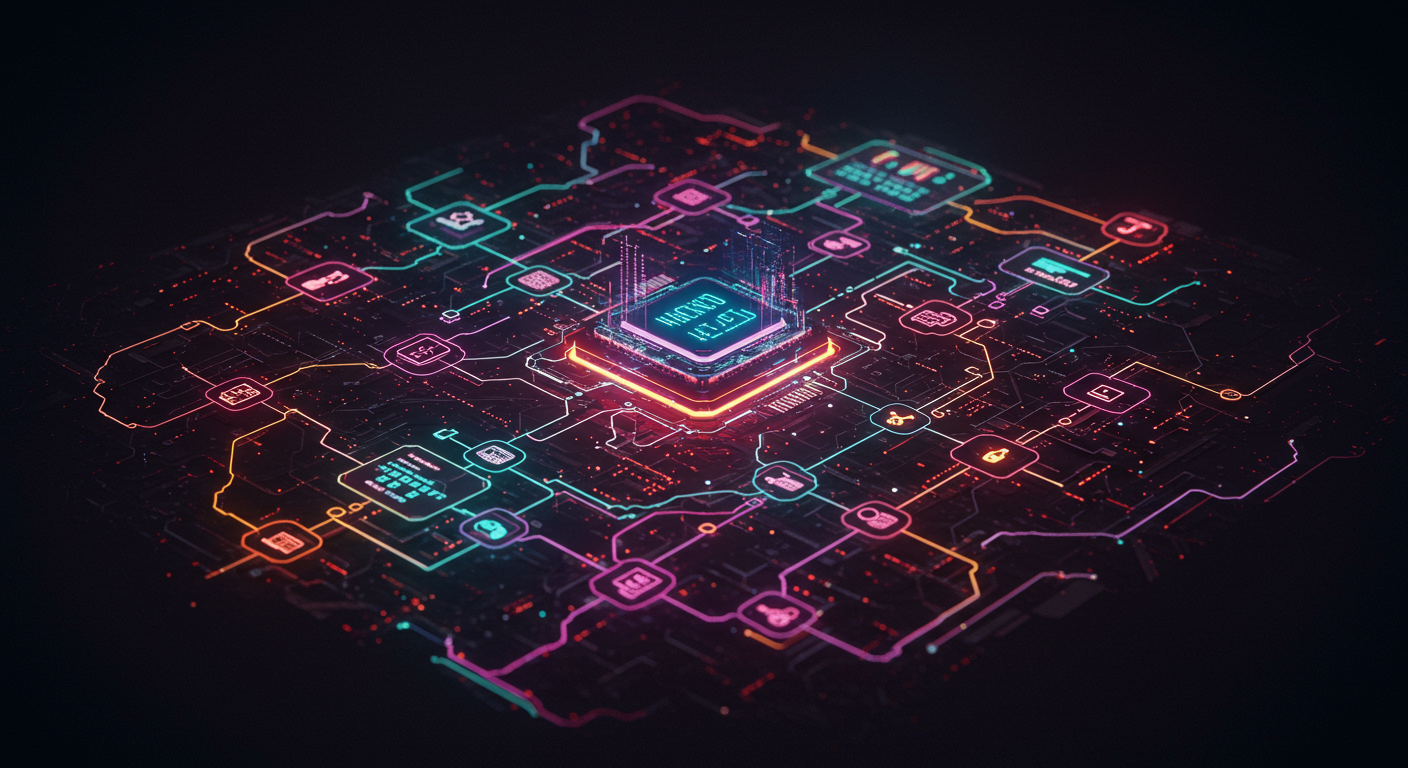 Banana Squad, GitHub repositories, hacking tool
 AI technology illustration