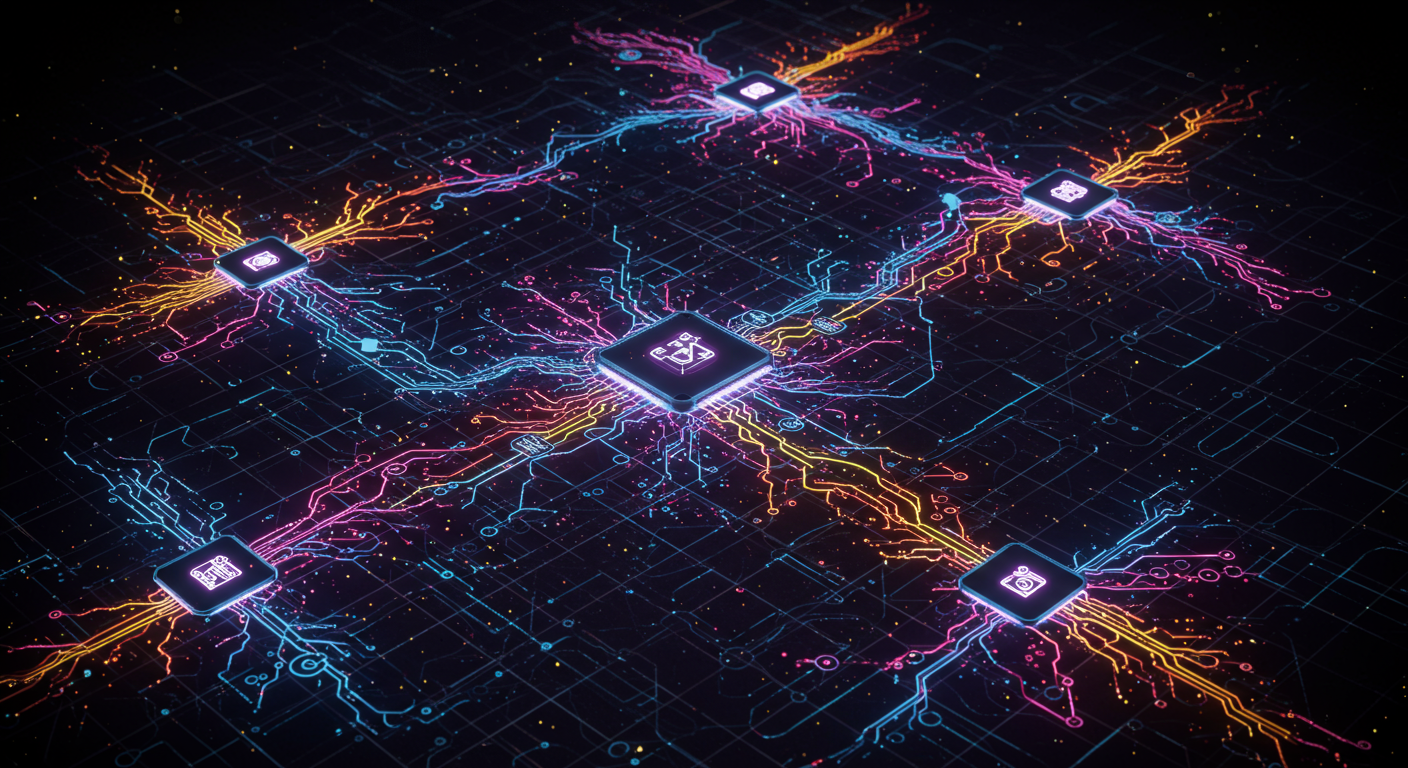 Kotlin 2.2.0, JVM, Android development AI technology illustration