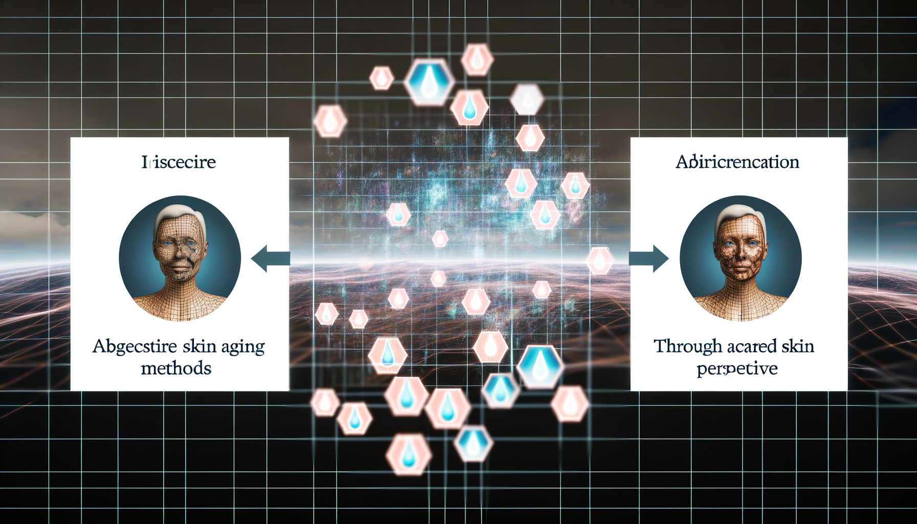 skin aging, skincare, older skin
lifestyle illustration